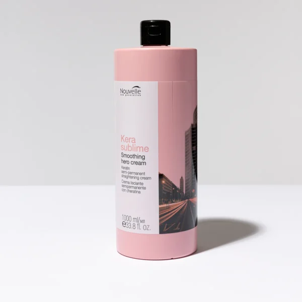 Кератиновий напівперманентний випрямляючий крем Nouvelle Smoothing Hero Cream 1000 мл