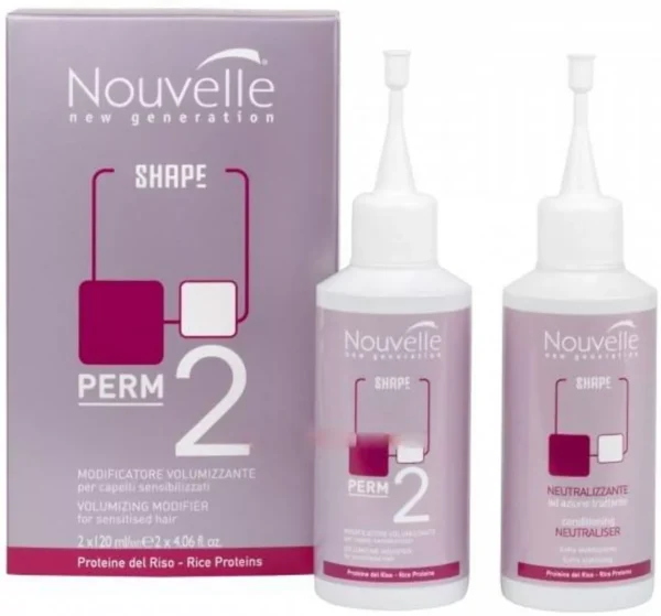 Набір для завивки фарбованого волосся Nouvelle Volumizing modifier + Neutralizer Kit 2